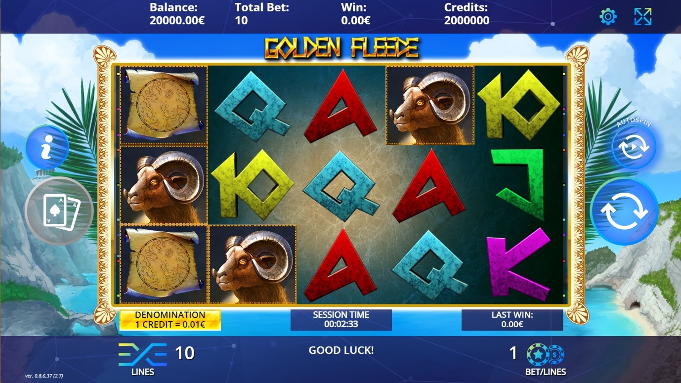 Golden Fleece Slot Gameplay