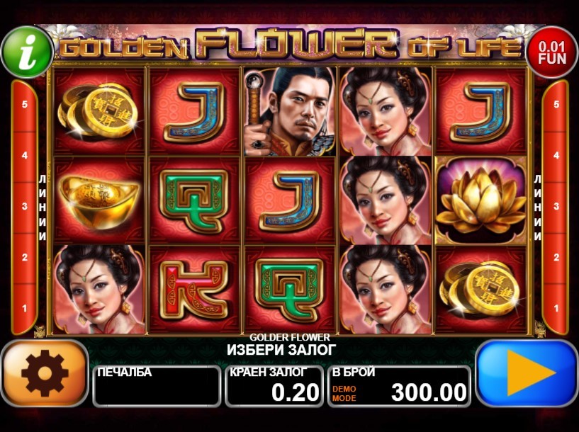 Golden Flower of Life Slot Gameplay