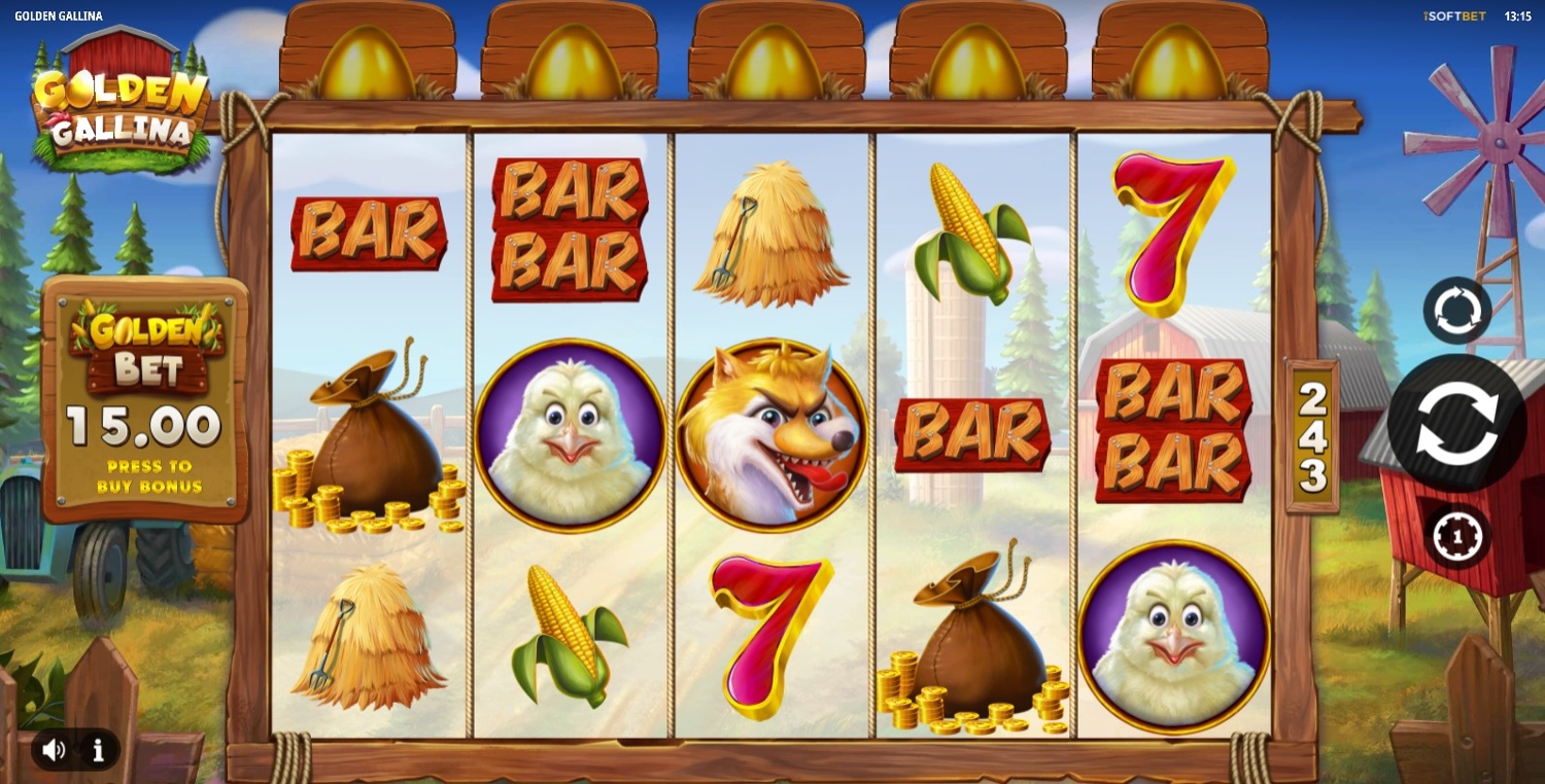 Golden Gallina Slot Gameplay
