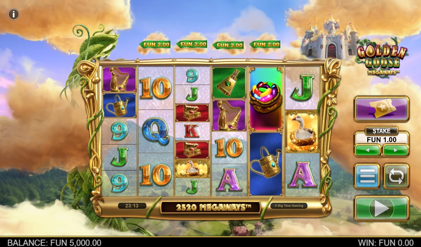 Golden Goose Megaways Slot Gameplay