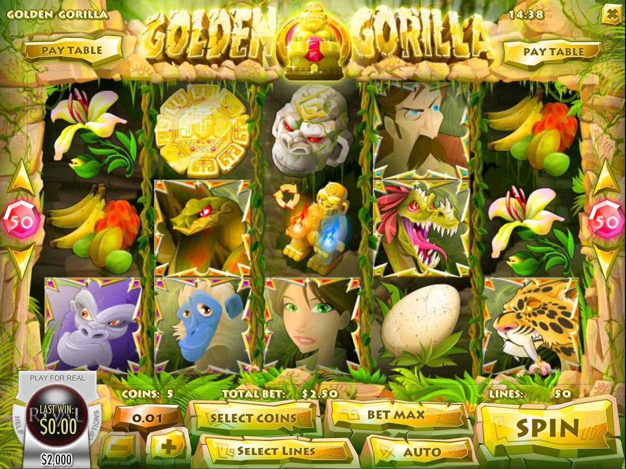 Golden Gorilla Slot Gameplay