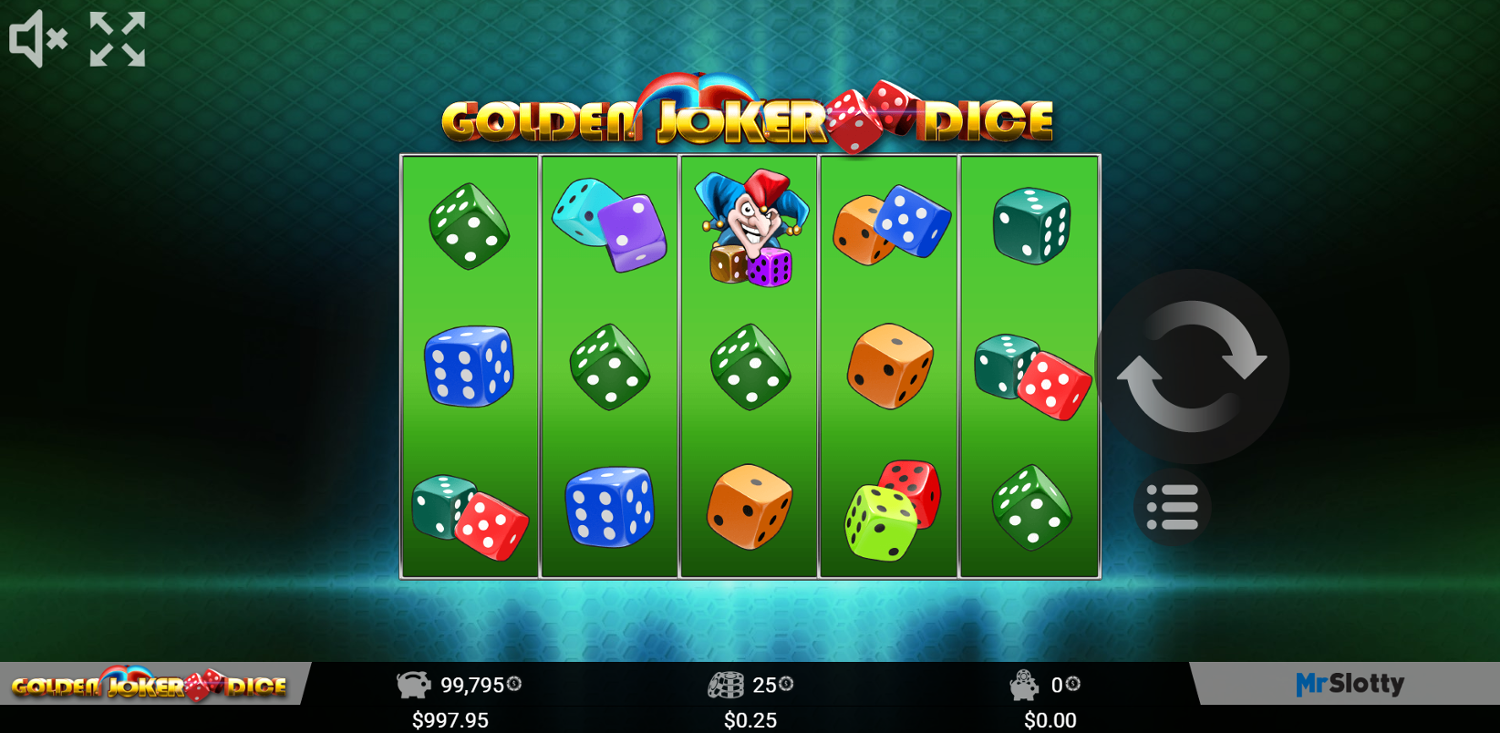 Golden Joker Dice Slot Gameplay