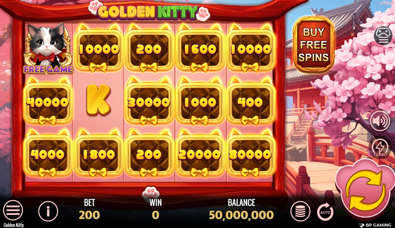 Golden Kitty Slot Gameplay