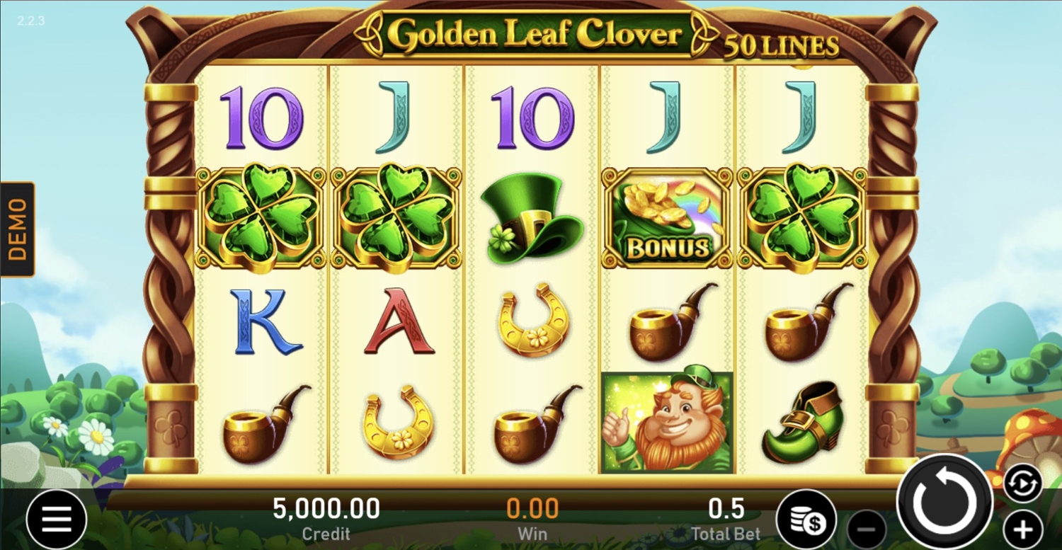 Golden Leaf Clover Slot Gameplay