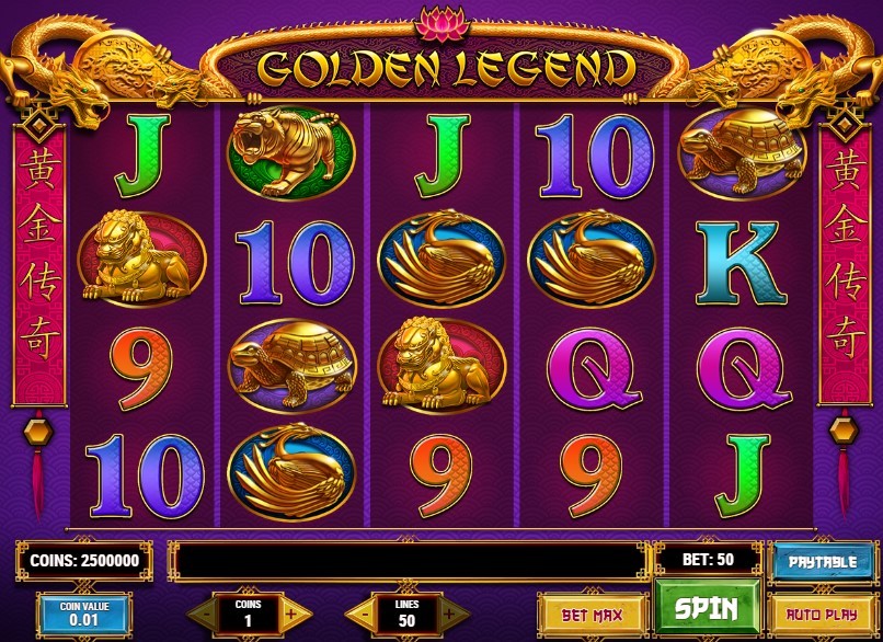 Golden Legend Slot Gameplay