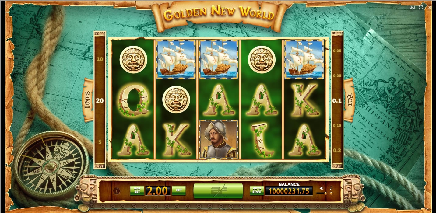 Golden New World Slot Gameplay