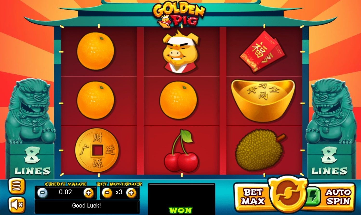 Golden Pig Slot Gameplay