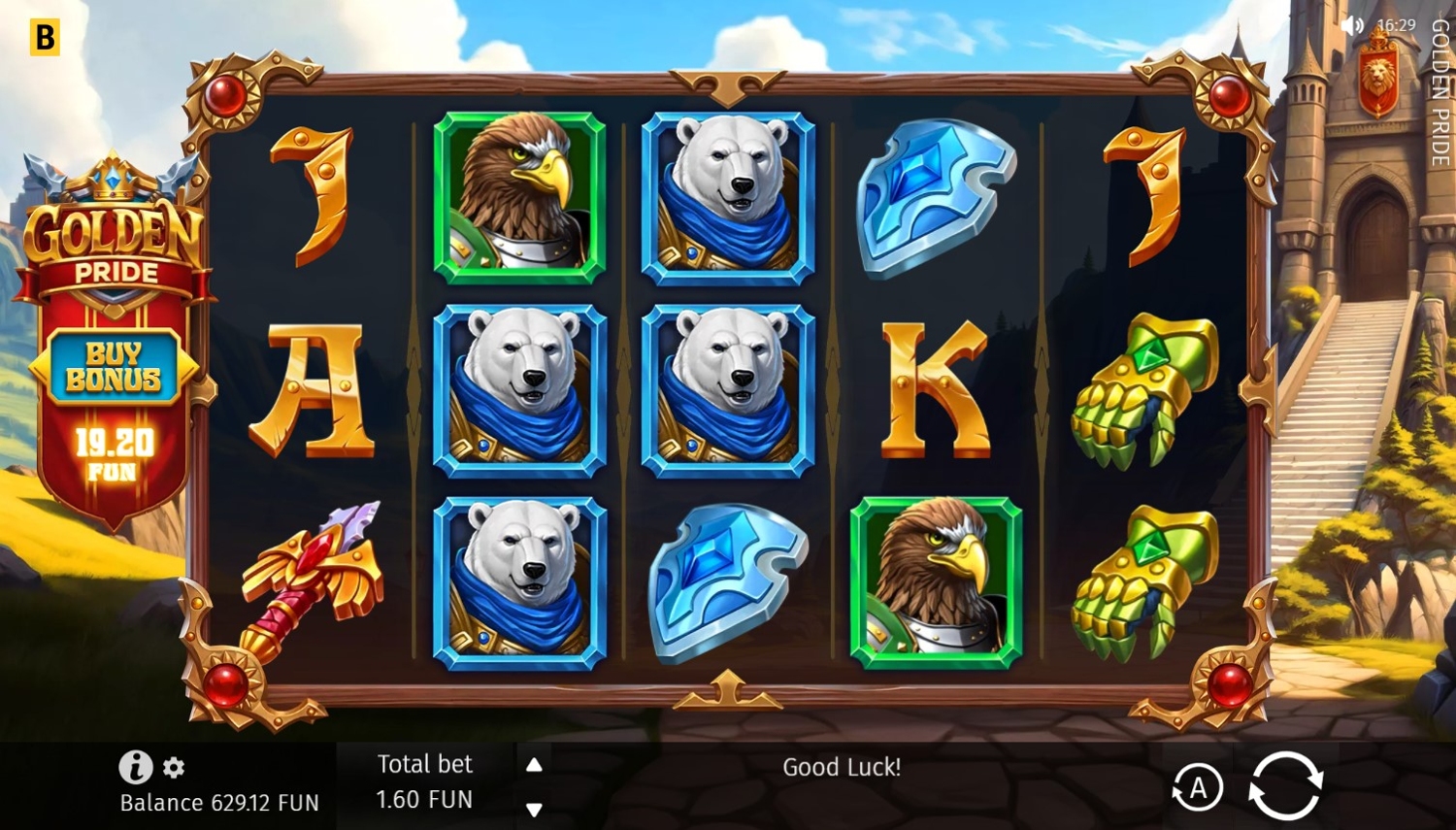 Golden Pride Slot Gameplay