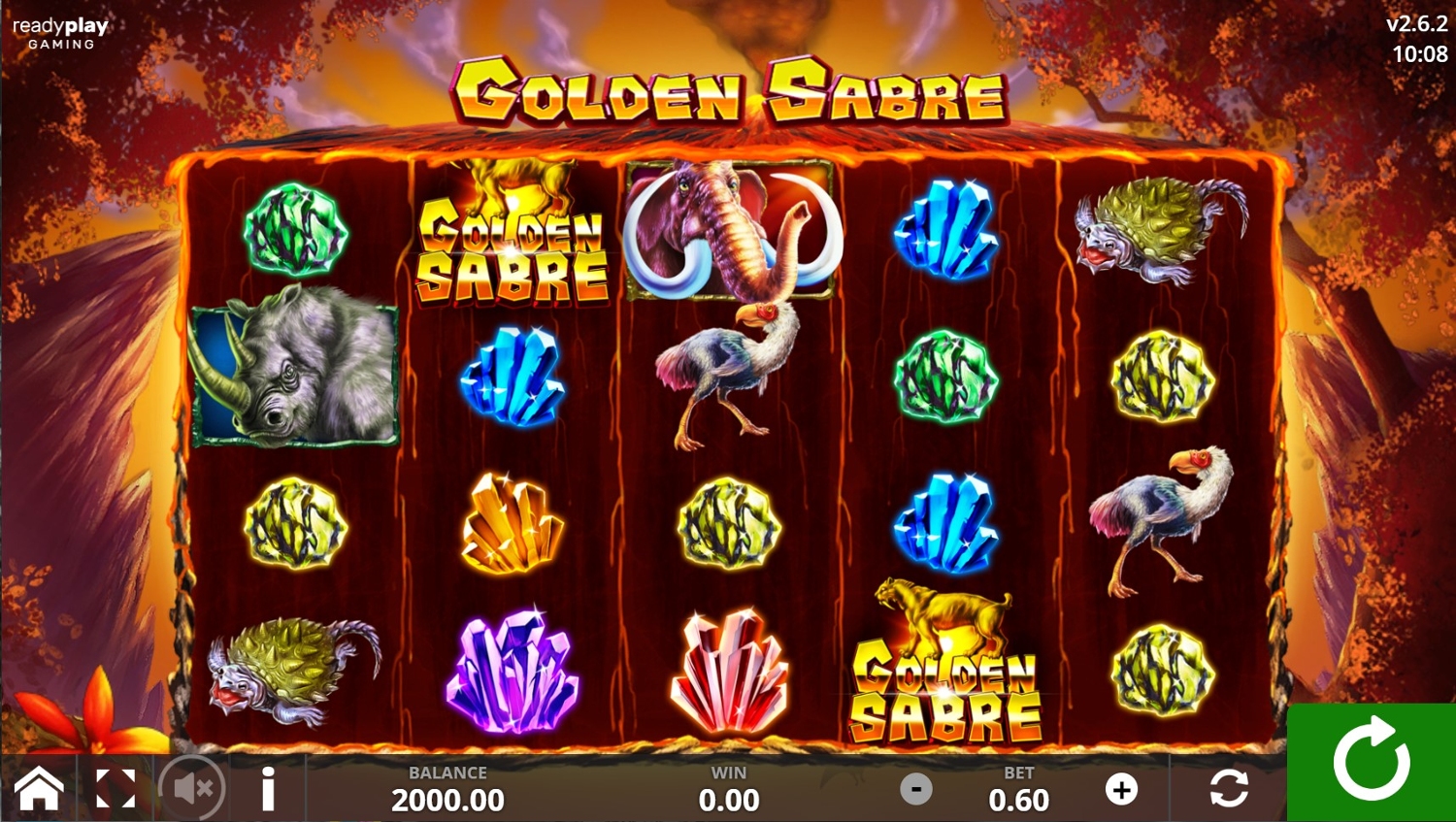 Golden Sabre Slot Gameplay