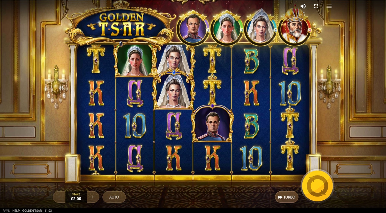 Golden Tsar Slot Gameplay
