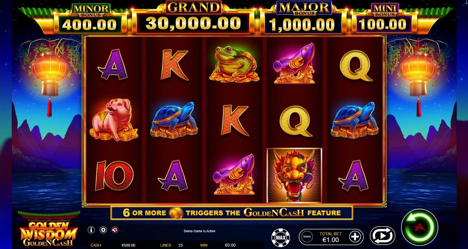 Golden Wisdom Slot Gameplay