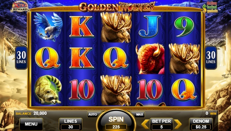 Golden Wolves Slot Gameplay