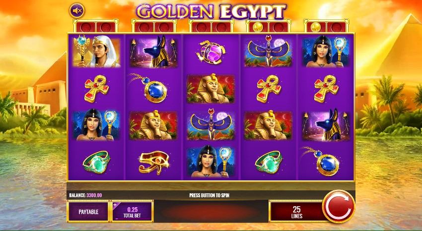 Golden Egypt Slot Gameplay