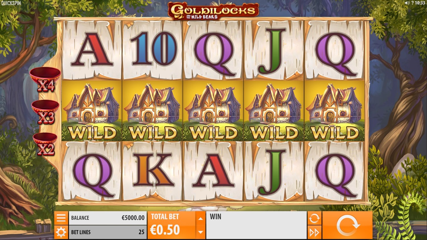 Goldilocks and the Wild Bears Slot Gameplay