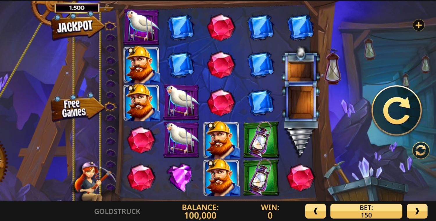Goldstruck Slot Gameplay