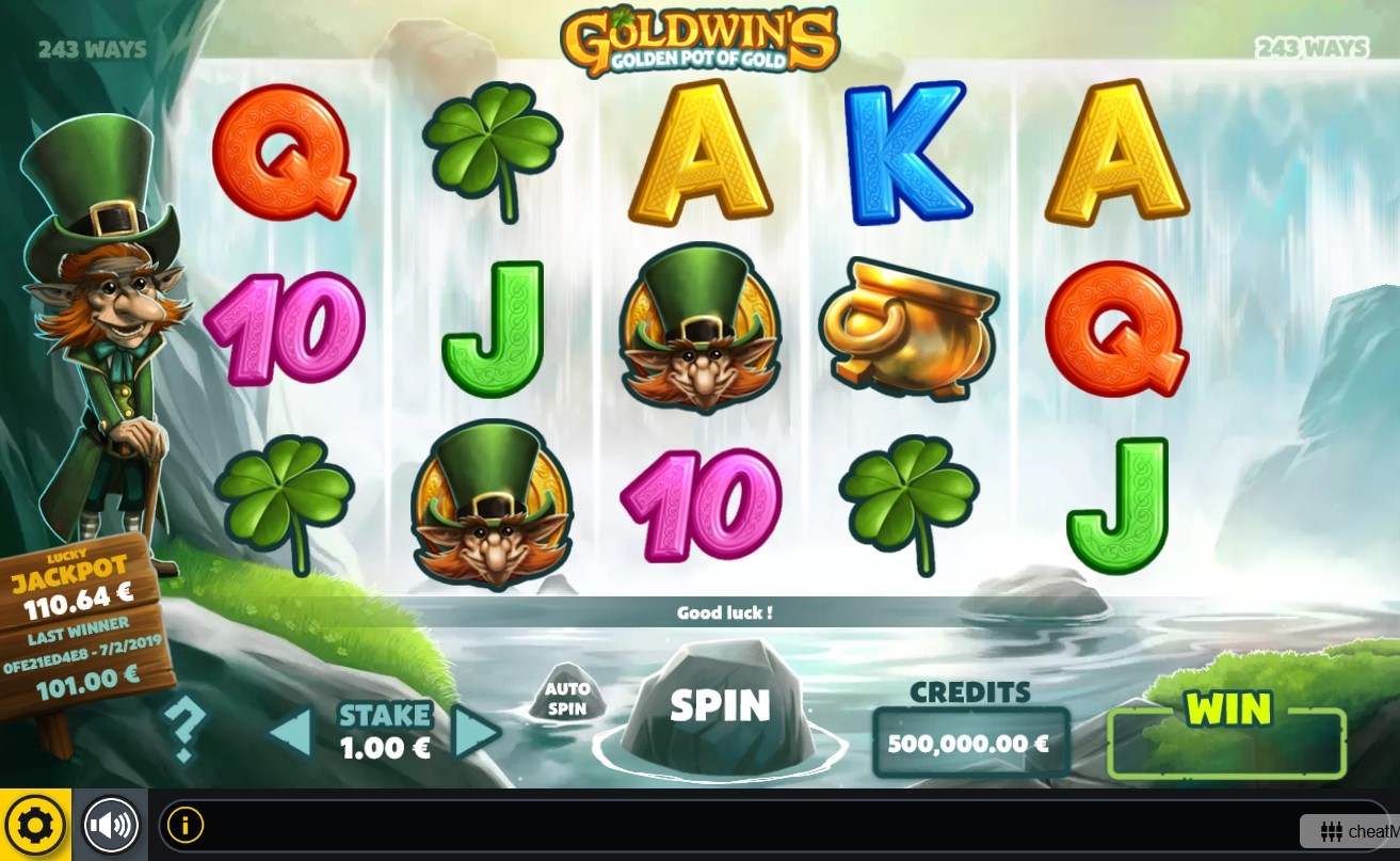 Goldwin's Slot Gameplay