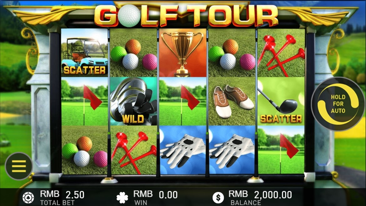 Golf Tour Slot Gameplay