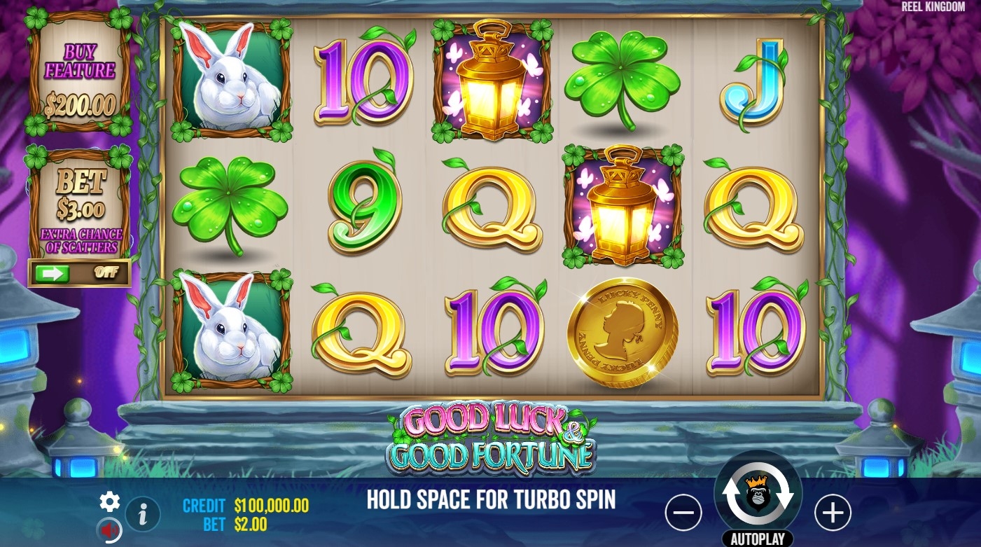 Good Luck & Good Fortune Slot Gameplay
