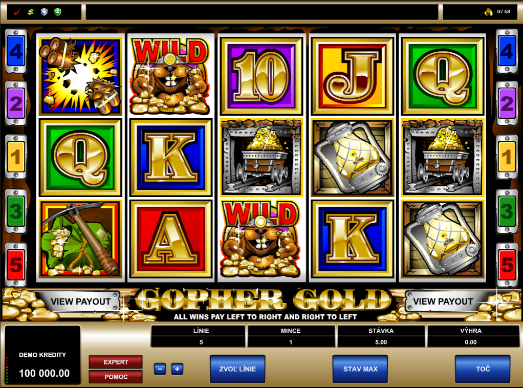 Gopher Gold Slot Gameplay