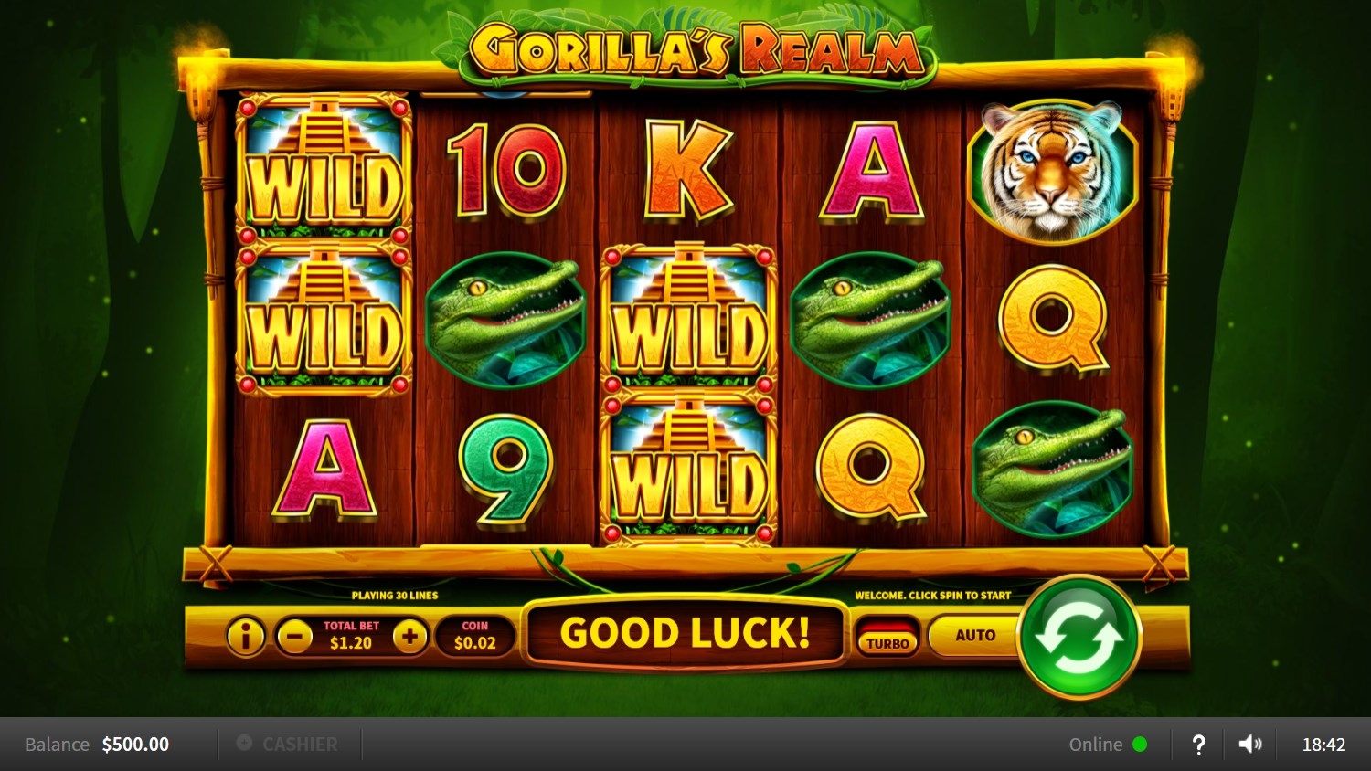 Gorilla s Realm Slot Gameplay