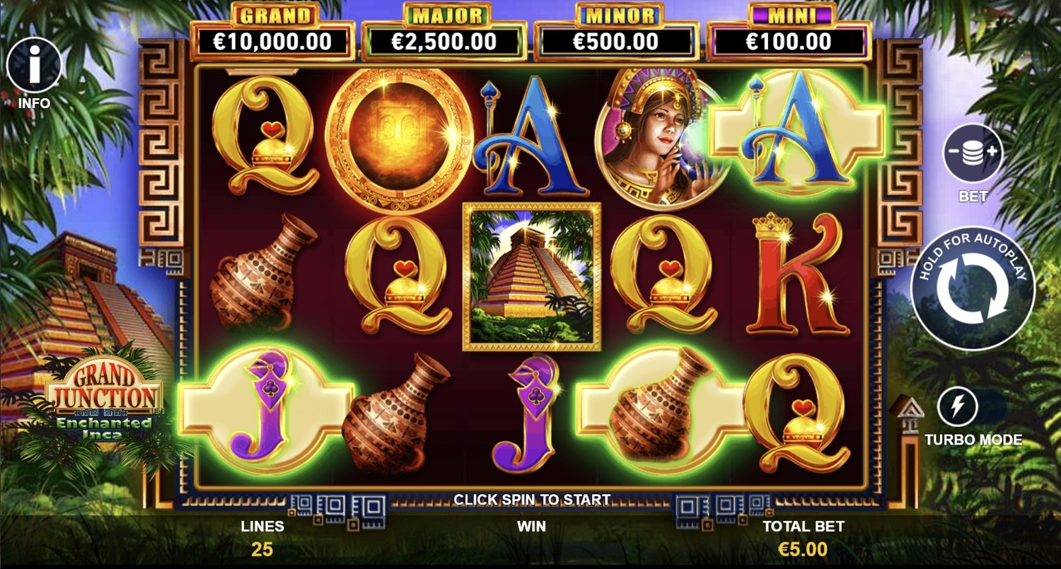 Grand Junction: Enchanted Inca Slot Gameplay