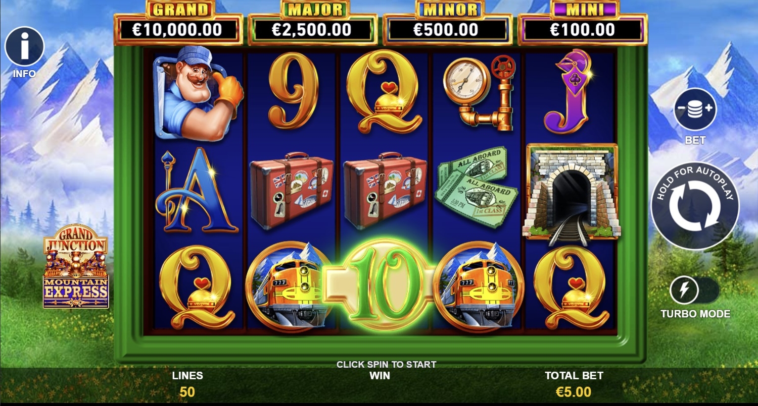 Grand Junction: Mountain Express Slot Gameplay