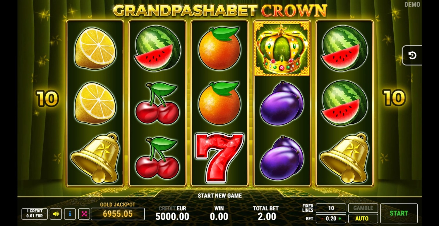 Grandpashabet Crown Slot Gameplay