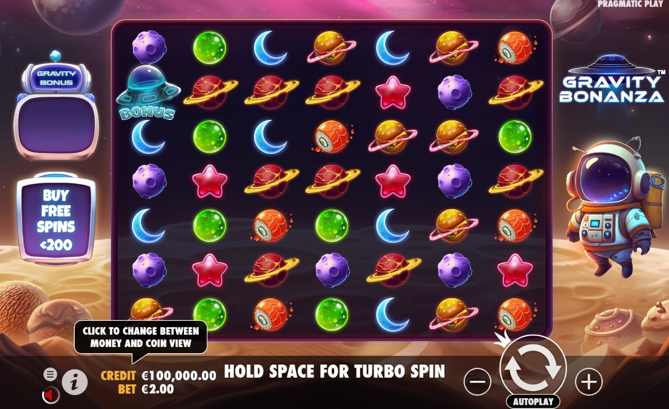 Gravity Bonanza Slot Gameplay