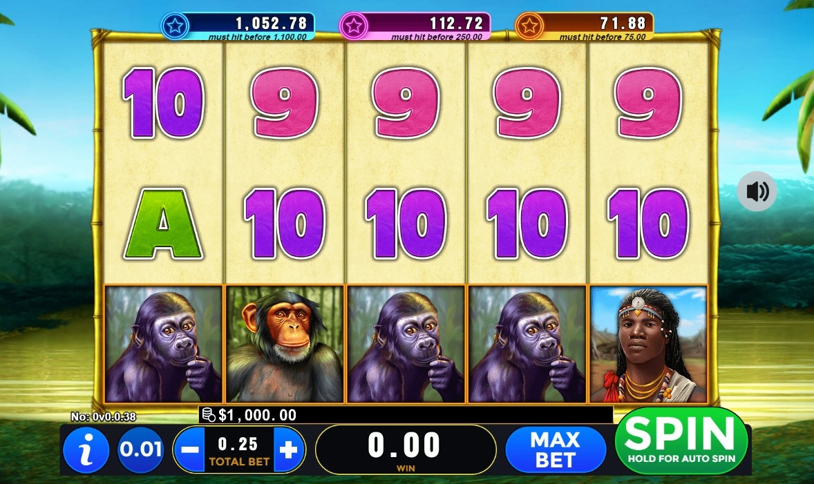 Great Apes Slot Gameplay