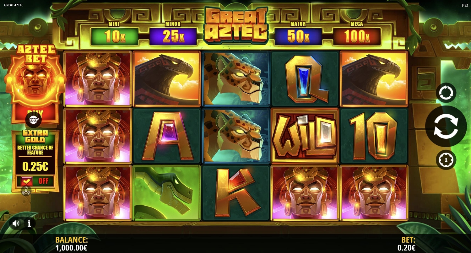 Great Aztec Slot Gameplay