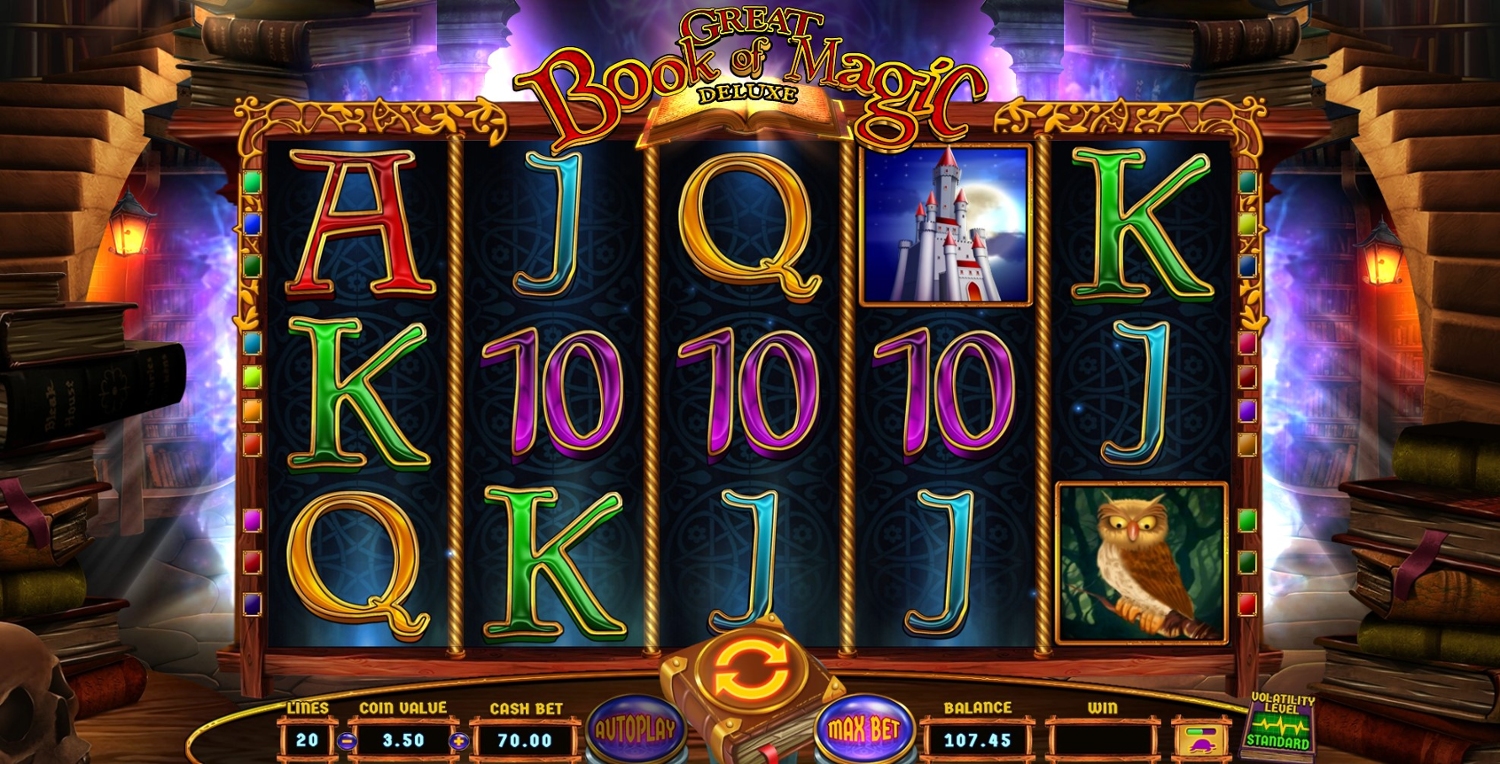 Great Book of Magic Deluxe Slot Gameplay