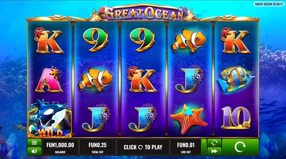 Great Ocean Slot Gameplay