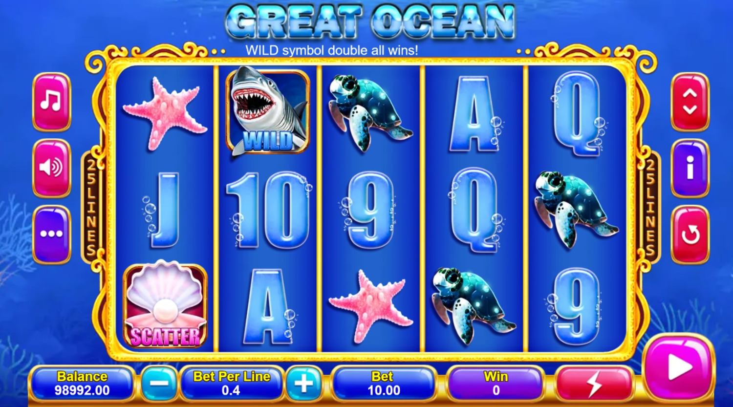 Great Ocean Slot Gameplay