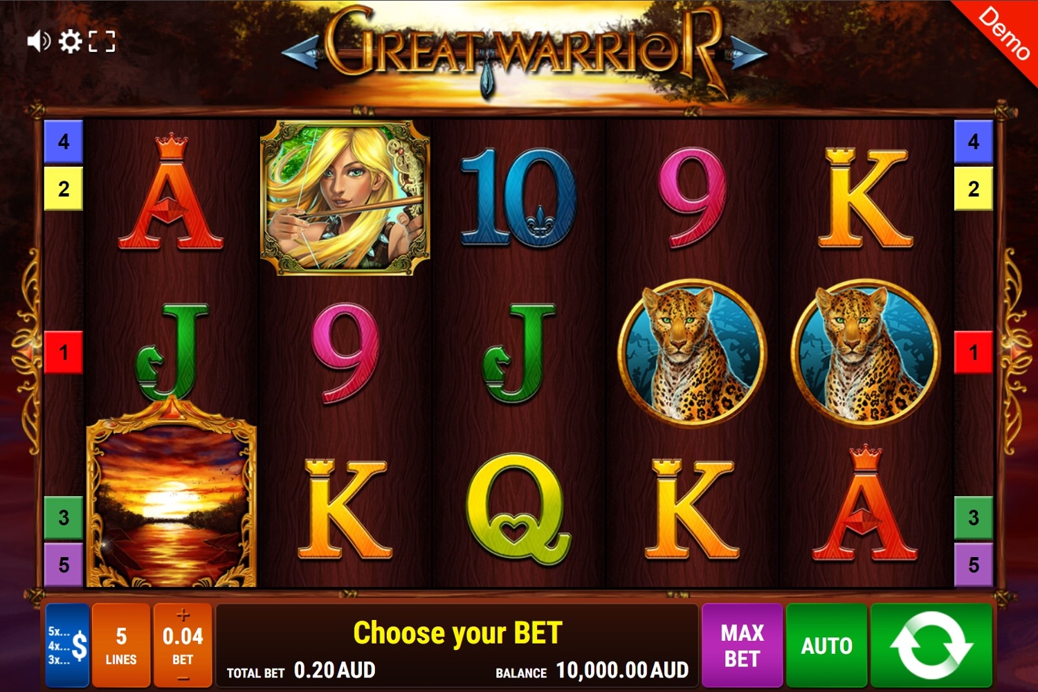 Great Warrior Slot Gameplay