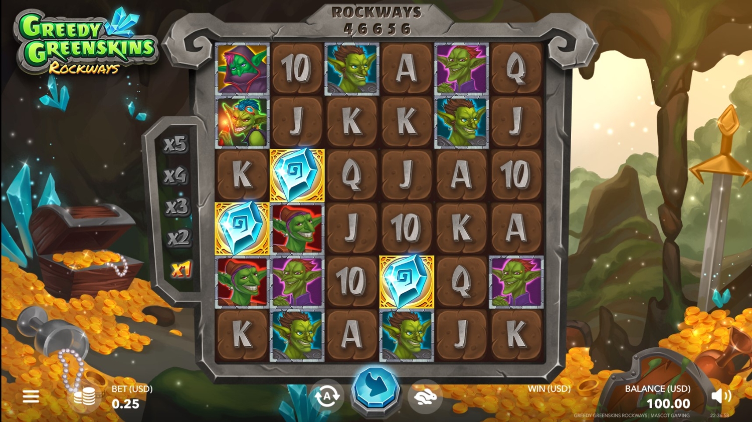 Greedy Greenskins Rockways Slot Gameplay