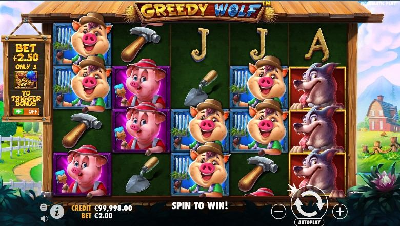Greedy Wolf Slot Gameplay