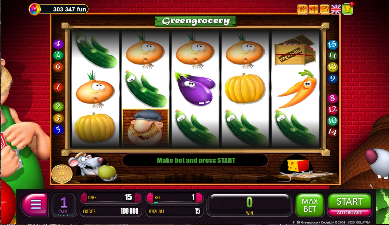 Green Grocery Slot Gameplay