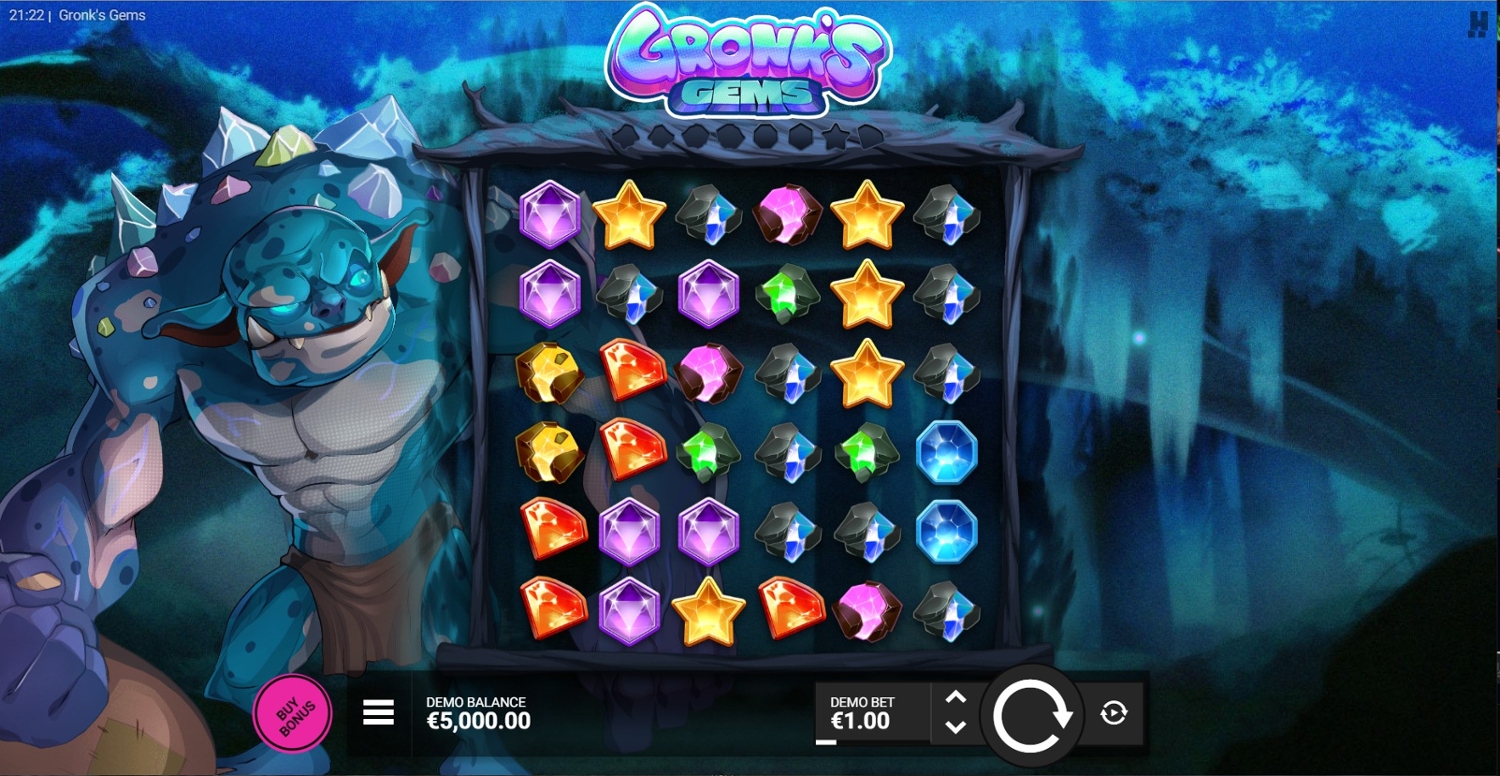 Gronk's Gems Slot Gameplay