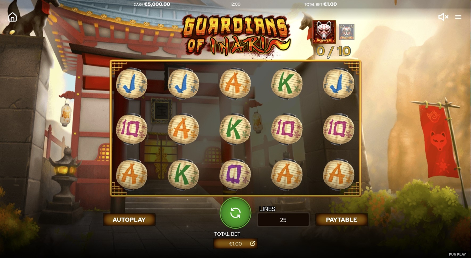 Guardians of Inari Slot Gameplay