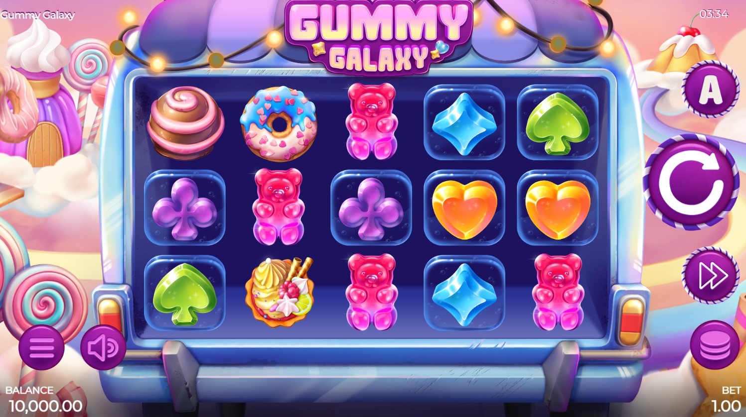 Gummy Galaxy Slot Gameplay