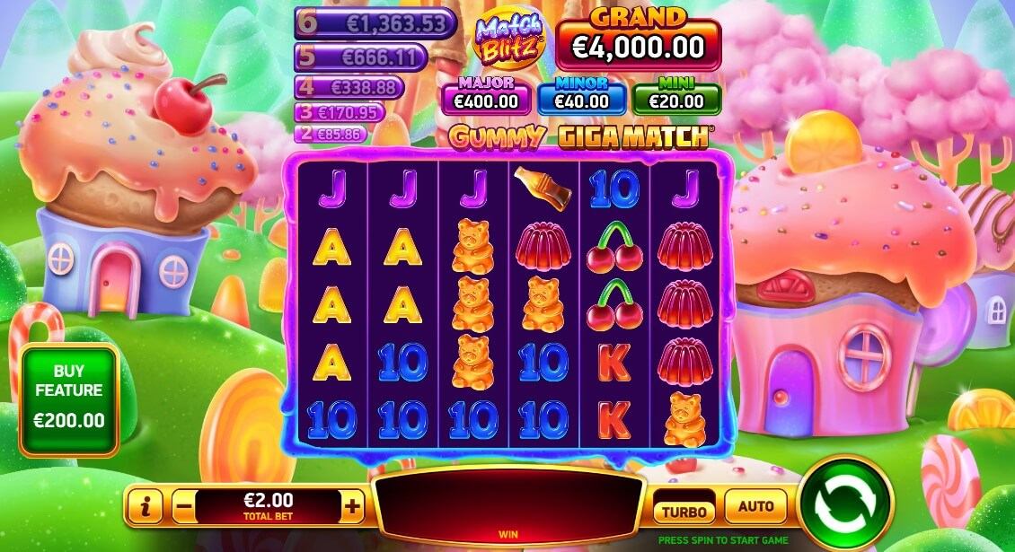 Gummy Giga Match Slot Gameplay