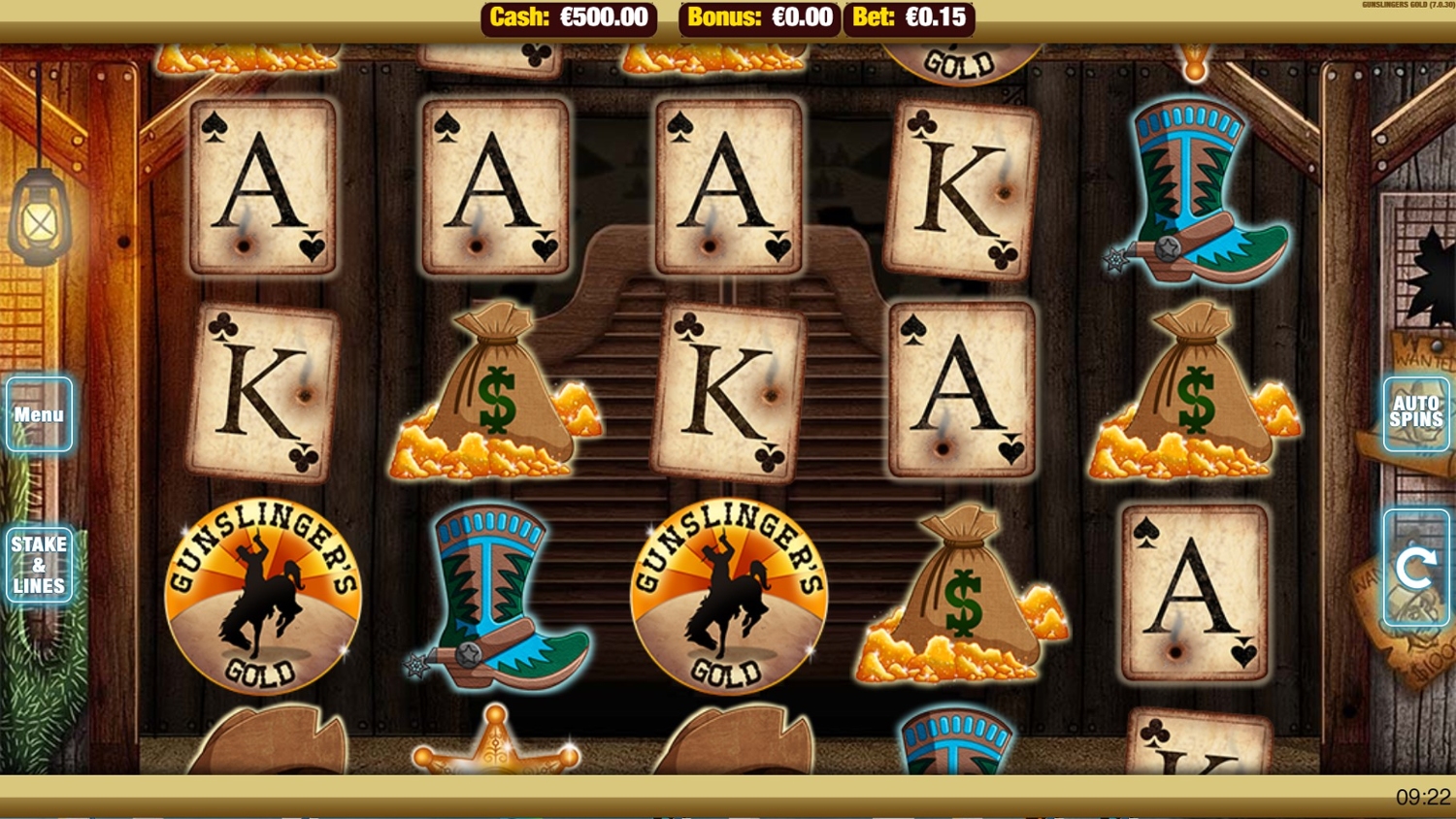 Gunslingers Gold Slot Gameplay