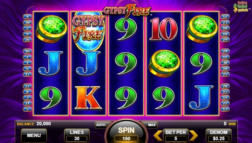 Gypsy Fire Slot Gameplay