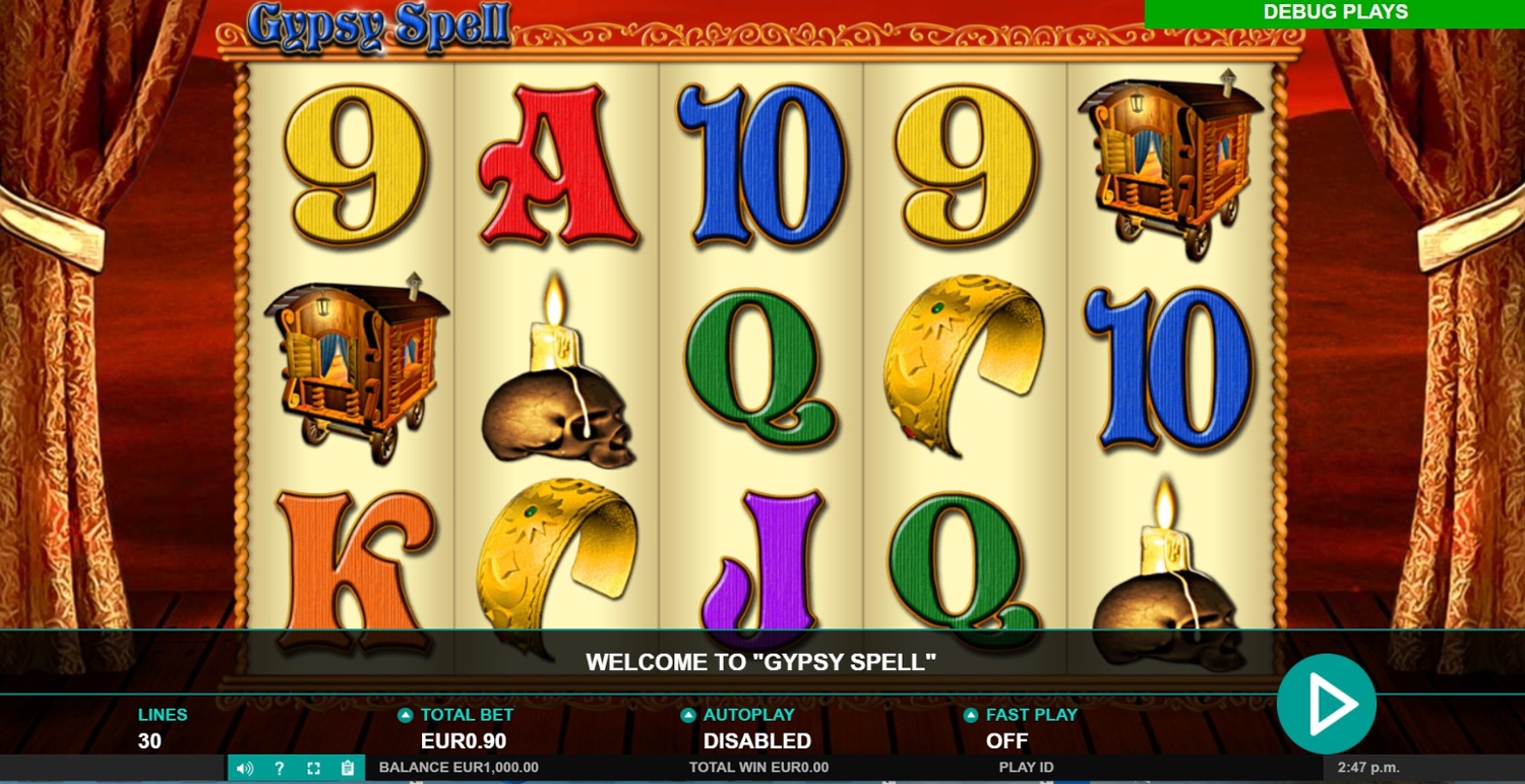 Gypsy Spell Slot Gameplay