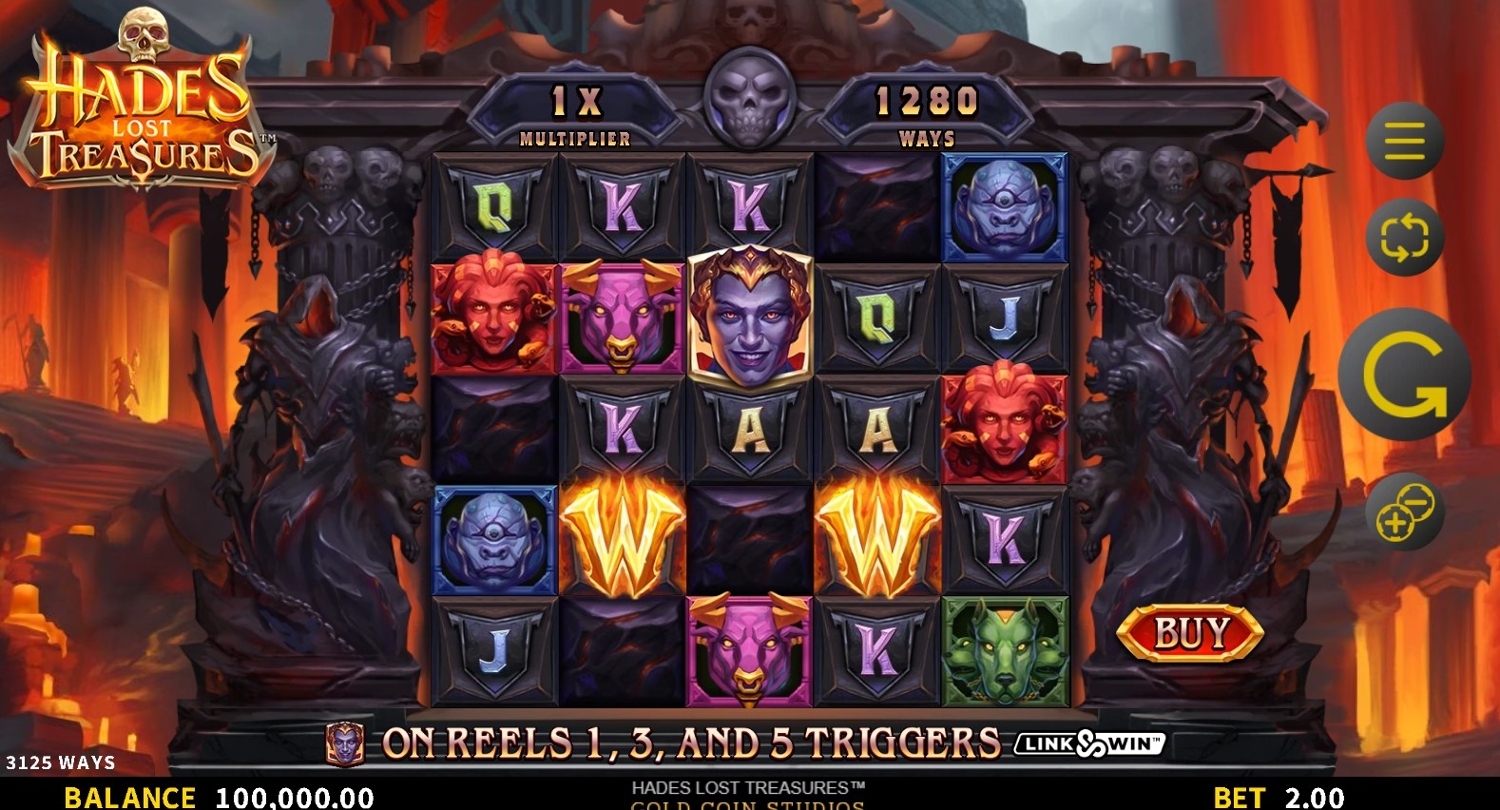 Hades Lost Treasures Slot Gameplay