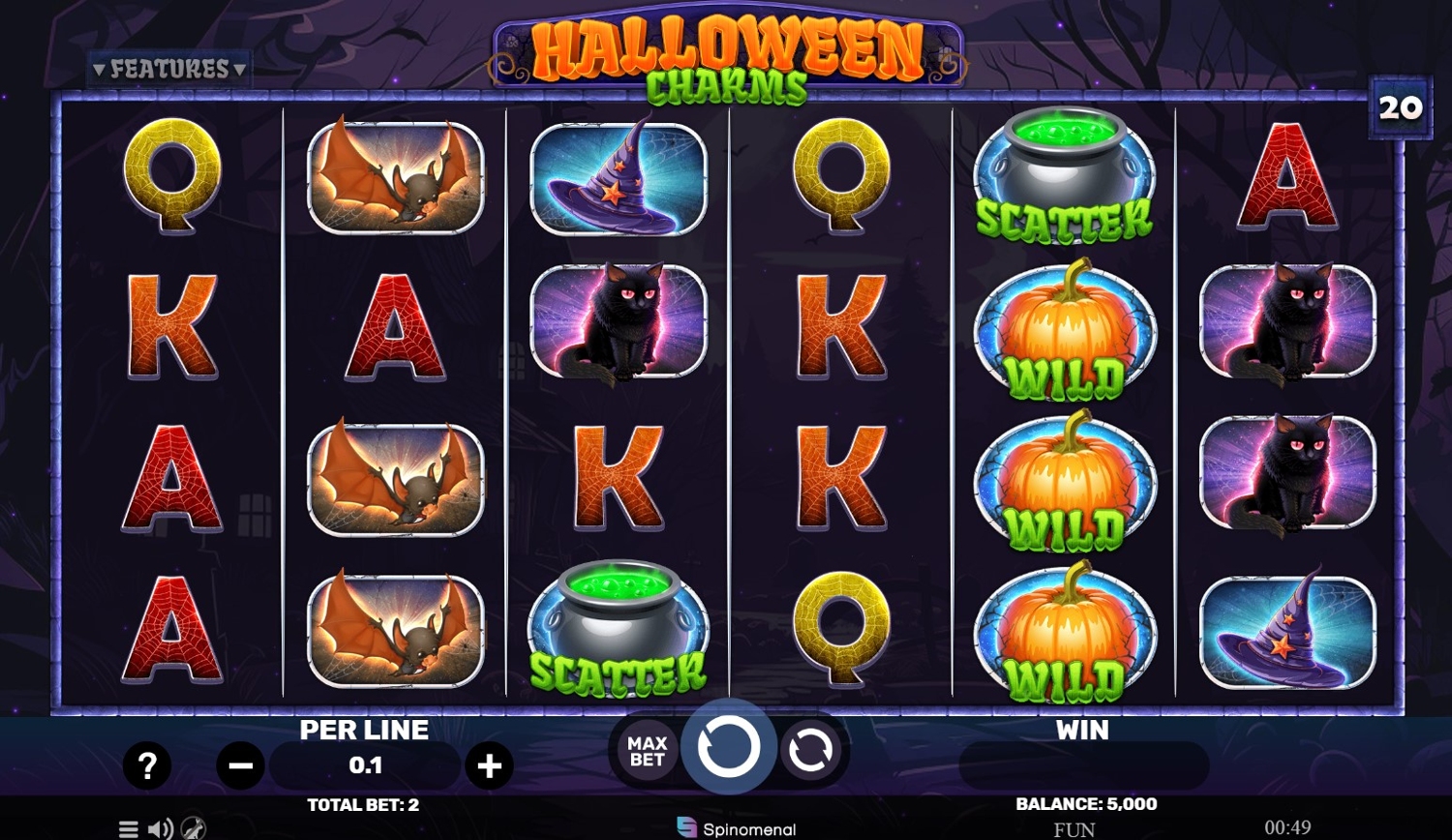 Halloween Charms Slot Gameplay