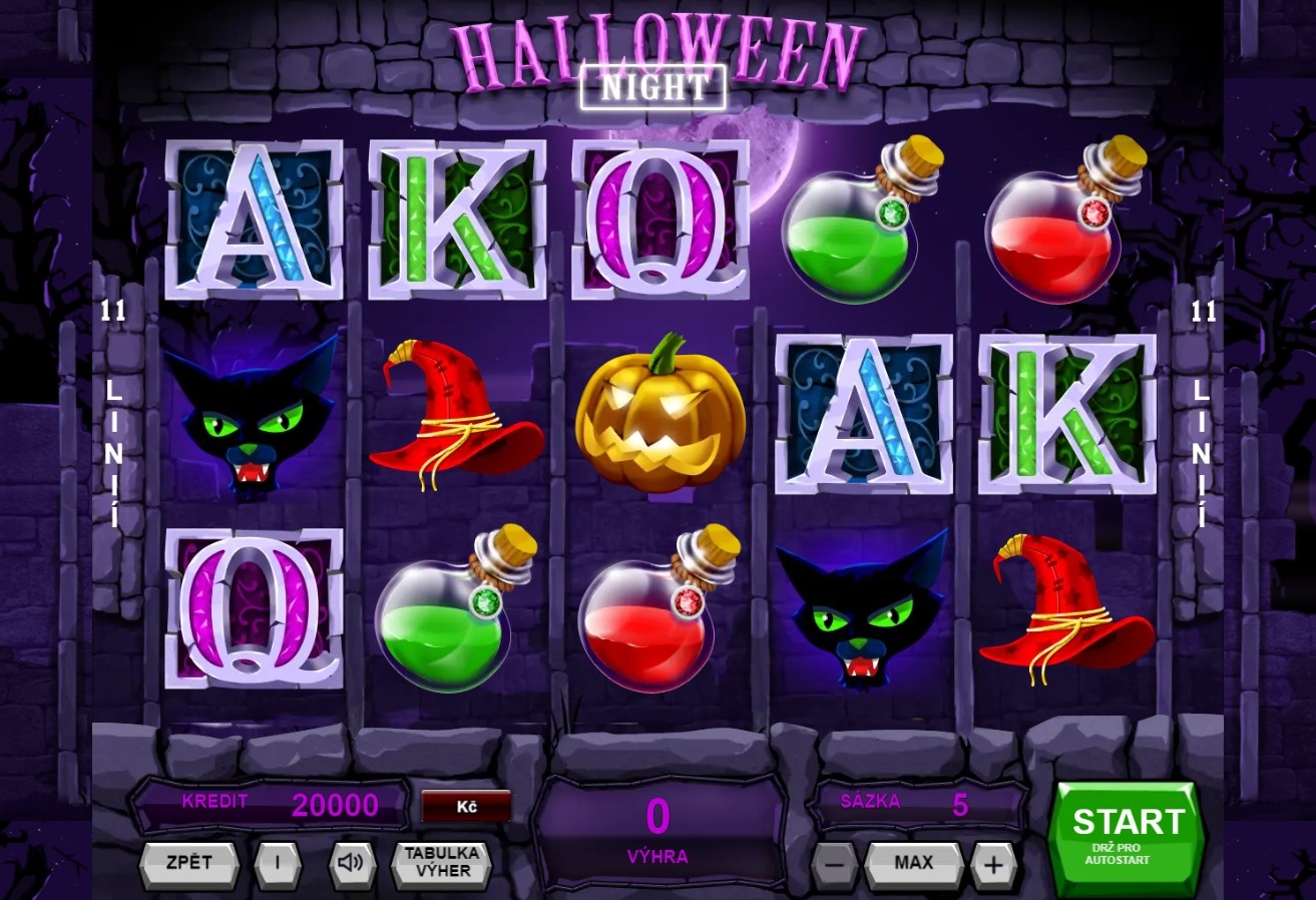Halloween Night Slot Gameplay