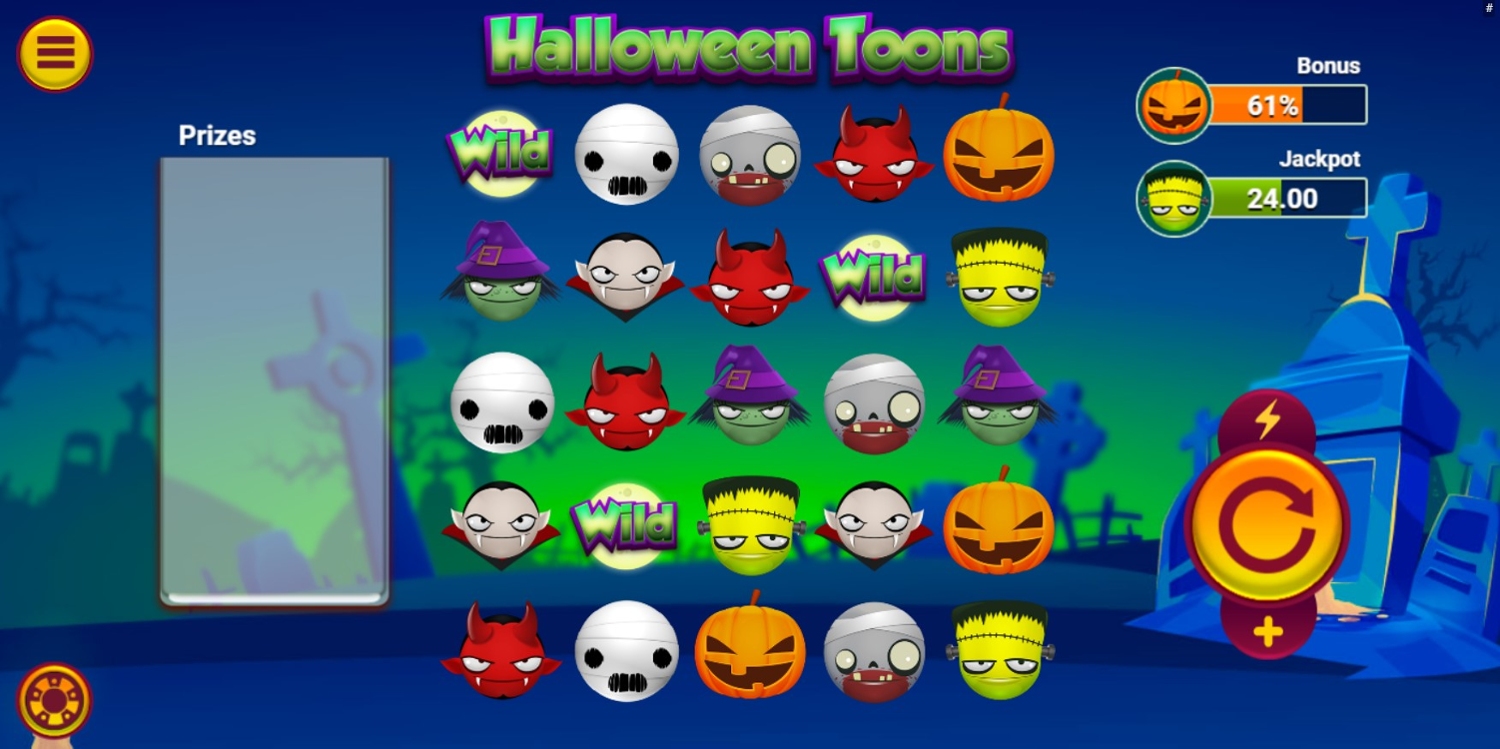 Halloween Toons Slot Gameplay