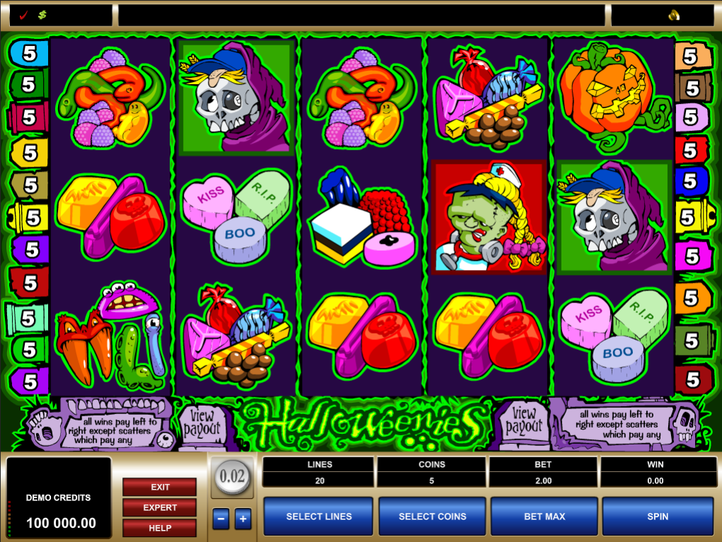 Halloweenies Slot Gameplay