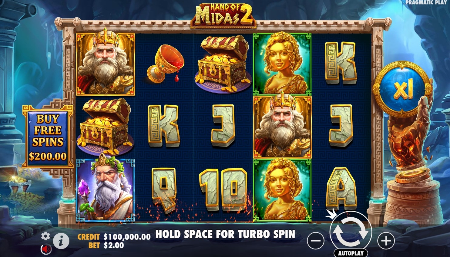Hand of Midas 2 Slot Gameplay
